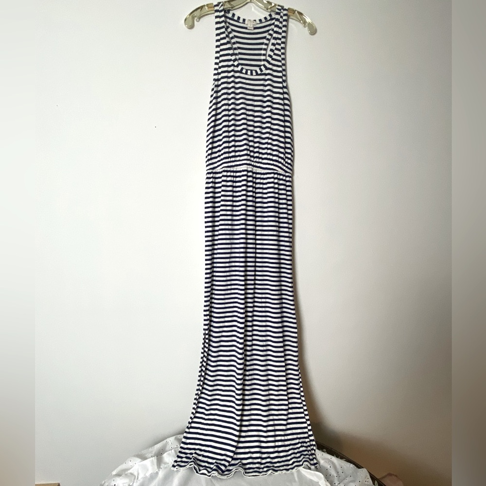 J.Crew Striped Maxi Dress